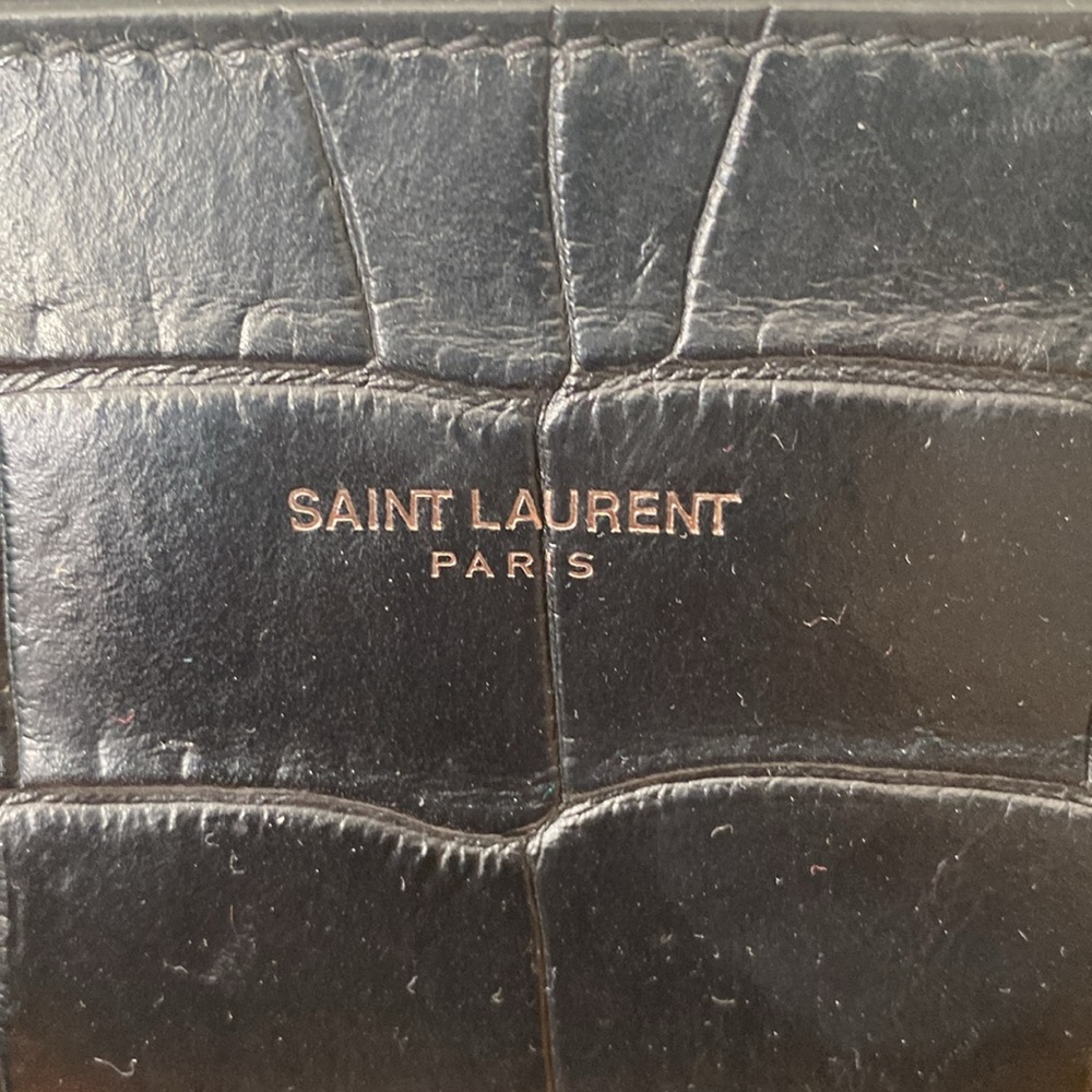 SAINT LAURENT Med/Lrg Croc Sac Du Jour - Picture 3 of 14